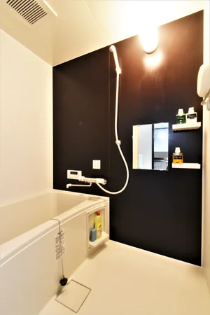 浴室(ユニットでゆっくりの疲れを癒します)