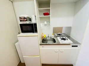 １口コンロ付♪スーパーで食材を買ってきたらすぐにお料理に取り掛かれます！