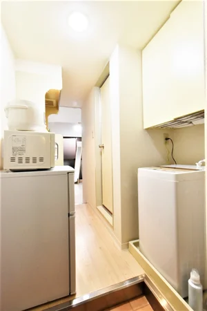 洗濯機置き場もあり 洗濯製剤付きで毎日の洗濯も可能になります!