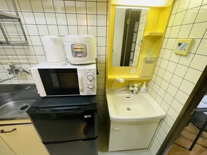 嬉しい独立洗面台付★☆忙しい朝でも余裕をもって身だしなみが整えることができます♪