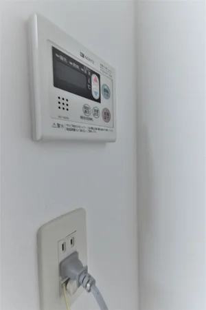 給湯スイッチでお湯調整!