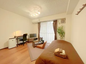 京都産業大学周辺のマンスリーマンション・ウィークリーマンション「フルーツマンスリー京都　地下鉄松ヶ崎駅 202・1K(No.451001)」メイン画像