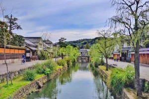 倉敷美観地区まで徒歩15分、1100m。