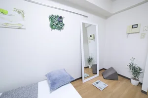 全身チェックできる大きい姿見で意識UP◎