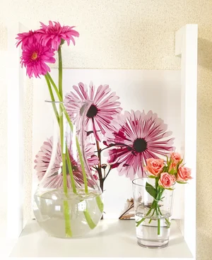 花や緑を暮らしに取り入れることで、自然の癒しパワーを感じられるお部屋です◎