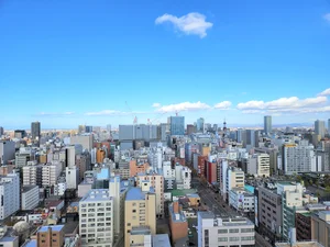 (お部屋からの眺望イメージ)リピーター多数!人気の札幌市街地の眺望です ※階数、号室により見え方は異なります。