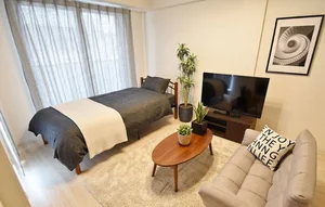 西富井駅のマンスリーマンション・ウィークリーマンション「Kマンスリー倉敷駅前【倉敷平成病院前】 301・1K-【角部屋】(No.469)」メイン画像