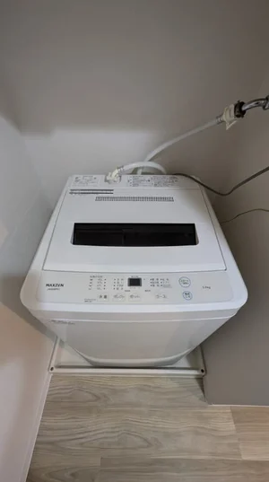 洗濯機も完備♪