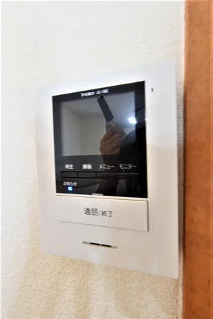 テレビモニターホン付き　本人確認しセキュリティー担保できます！