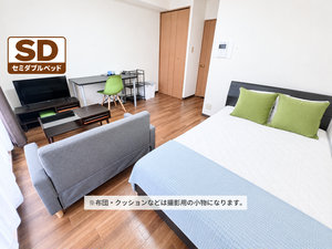 貿易センター駅（兵庫県）のマンスリーマンション・ウィークリーマンション「📣お値引き🈹キャンペーン✨Wi-Fi🛜レンタル可✨禁煙🚭Sステイ三宮プライム🛌セミダブルベッド🛁バストイレセパレート🚽(No.481539)」メイン画像