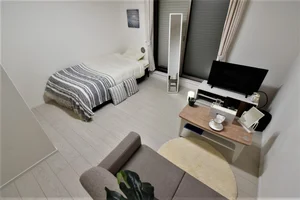 テレビやＤＶＤプレイヤーありで長期間の滞在にも適しております♪