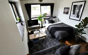 熊本市西区のマンスリーマンション・ウィークリーマンション「Kマンスリー聖粒会 慈恵病院東（本妙寺入口西） 104・1K-【角部屋】(No.482199)」メイン画像