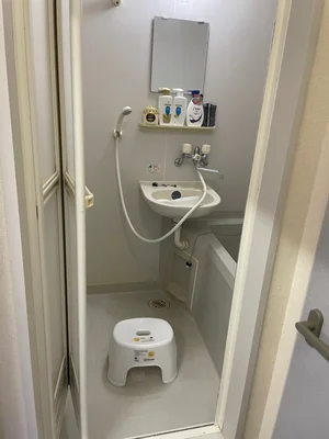 シャンプー・リンス・ボディソープ・風呂用洗剤・スポンジをご用意しておりますのでぜひご活用ください！岐阜市中心部ウィークリーマンションでは7日以上から利用可能★