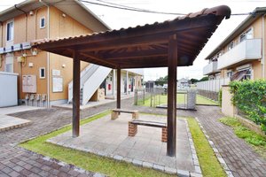 共有部分。屋外でもごゆっくりお過ごしいただけます(^^)/