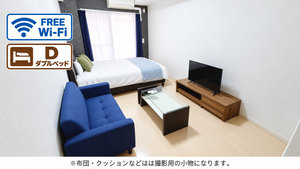 貿易センター駅（兵庫県）のマンスリーマンション・ウィークリーマンション「📣お値引き🈹キャンペーン✨Wi-Fi🛜無料✨禁煙🚭Sステイ三宮駅前ルシール🛌ダブルベッド🛁バストイレセパレート🚽(No.482697)」メイン画像
