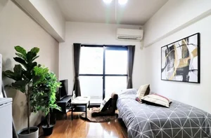 デザインクロスあり！　おしゃれな室内♪※植木と額は写真用です。