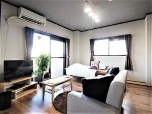 エアコン冷暖房設備にて空調調整可能！　自宅のように快適にお過ごしいただけます♪