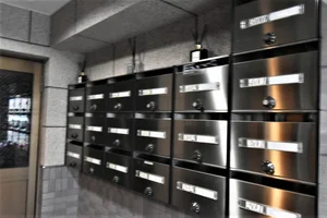 郵便ポスト　郵便物の受け取りも可能！