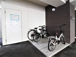駐輪場あり！　近場へのお出かけや出勤時にも便利！