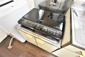 【2口IHコンロ】富山市ウィークリーマンションでは2口IHコンロ完備♪富山市エリアの美味しい新鮮な食材を簡単に調理できます(^^♪