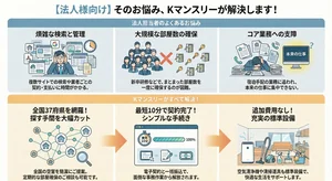 法人様向け　特典あり