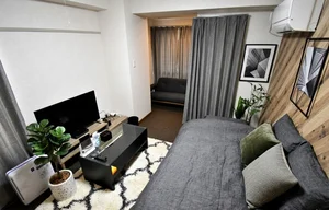 南富山駅・南富山駅前駅のマンスリーマンション・ウィークリーマンション「Kマンスリー富山駅南【禁煙・富山ウィークリーマンション】 201・1K-【角部屋】(No.483501)」メイン画像