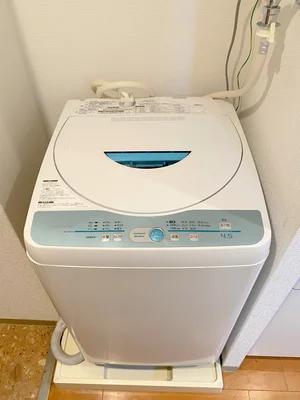 洗濯機も完備♪