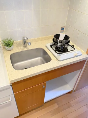 ガスコンロ付きのキッチン♪