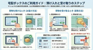 宅配BOXの使い方