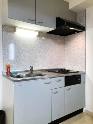 システムキッチンで自炊もできます！