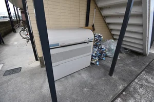 【ゴミ捨て場】敷地内に完備♪滋賀県長浜市ウィークリーマンションではゴミ出しも楽々♪長期利用可能なマンスリーマンションプランもあります★