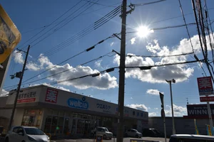 ウエルシア近江八幡鷹飼店まで徒歩10分、800ｍ。