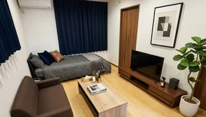 滋賀のマンスリーマンション・ウィークリーマンション「Kマンスリー近江八幡駅前【禁煙・滋賀近江八幡駅前ウィークリーマンション】 101・1R-【角部屋】(No.487346)」メイン画像