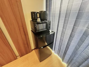 冷蔵庫も完備なので自炊や料理に最適♪長期の出張にお勧め★滋賀近江八幡駅前ウィークリーマンションの人気物件♪【格安】