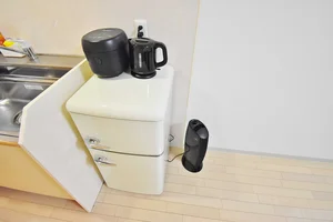 冷蔵庫も完備なので自炊や料理に最適♪長期の出張にお勧め★滋賀長浜駅前ウィークリーマンションの人気物件♪【格安】