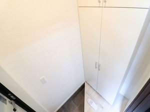 ビジネス用革靴、現場用安全靴、オフの日のスニーカーまで複数足を余裕で収納できるトール型シューズボックス。玄関のタタキを常にすっきりと保ち、帰宅時・出発時の気分を爽やかに整えます。