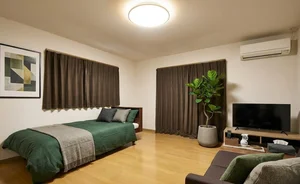 福井県のマンスリーマンション・ウィークリーマンション「Kマンスリー鯖江市役所北【禁煙・福井鯖江ウィークリーマンション】 201・1DK-【角部屋】(No.488023)」メイン画像