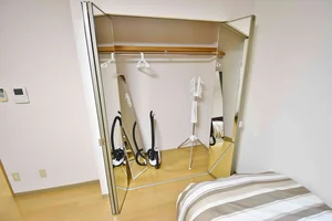 収納もバッチリ♬長期滞在でも安心ですね