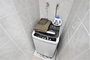 【洗濯機・タオル】ホテルと違い三重県伊勢市ウィークリーマンションでは洗濯が毎日できます。その分、着替えも少なく、手軽に利用できるをコンセプトに7日以上の生活に適したお部屋となってます♪