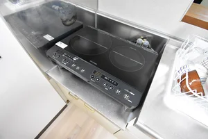 【2口IHコンロ】岐阜県岐阜市ウィークリーマンションでは2口IHコンロ完備♪岐阜県岐阜市エリアの美味しい新鮮な食材を簡単に調理できます(^^♪