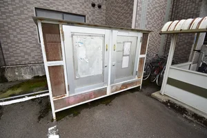 【ゴミ捨て場】敷地内に完備♪福井県越前市(武生ＩＣ)ウィークリーマンションではゴミ出しも楽々♪長期利用可能なマンスリーマンションプランもあります★【イメージ】