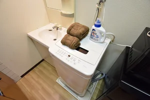 【イメージ】独立洗面台です♪洗濯機も室内に設置しており、福井県越前市(武生ＩＣ)ウィークリーマンションでは、洗濯用洗剤もご用意しており、ご入居後すぐにご利用が可能です(^^♪