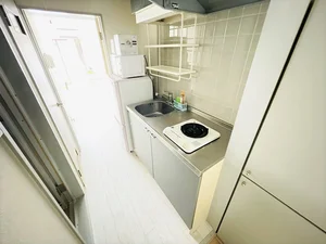 １口コンロ付♪スーパーで食材を買ってきたらすぐにお料理に取り掛かれます！