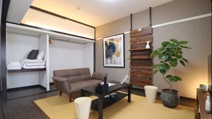 出雲市のマンスリーマンション・ウィークリーマンション「Kマンスリーゆめタウン出雲西（島根県立中央病院西）【禁煙・出雲ウィークリーマンション・出雲マンスリーマンション】 202・2F・中部屋(No.626583)」メイン画像