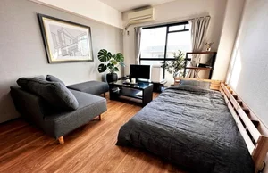 岐阜県のマンスリーマンション・ウィークリーマンション「Kマンスリー岐阜駅南口前Ⅱ【禁煙・岐阜駅ウィークリーマンション・岐阜駅前マンスリーマンション】 602・1K-【中部屋】(No.628987)」メイン画像