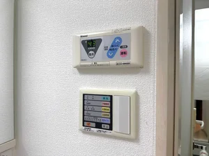 【設備画像】浴室乾燥機完備♪岡山イオンモール前(岡山駅東口前)ウィークリーマンションではジメジメした梅雨も寒い冬も対応しております♪