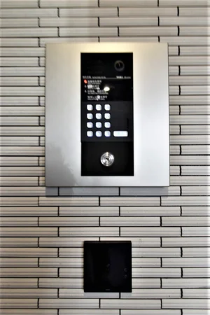 オートロック付で　鍵所有でハンドフリーで可能！