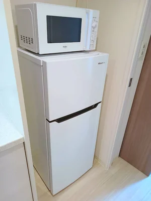 冷蔵庫、電子レンジ完備♪