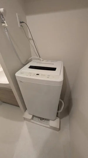 洗濯機完備♪