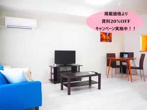 北海道のマンスリーマンション・ウィークリーマンション「【アルファガーデン末広】新千歳空港駅より2駅(乗車約7分)、タクシーで約15分の好立地!! 406・1LDK(No.672283)」メイン画像